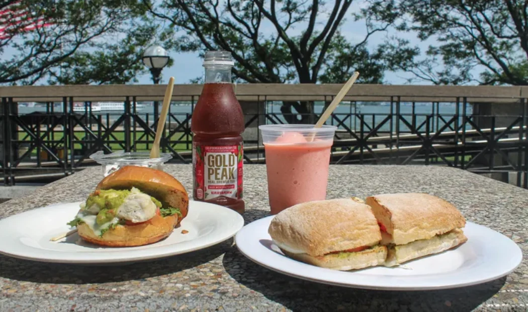 Lunch from Ellis Cafe in Ellis Island
