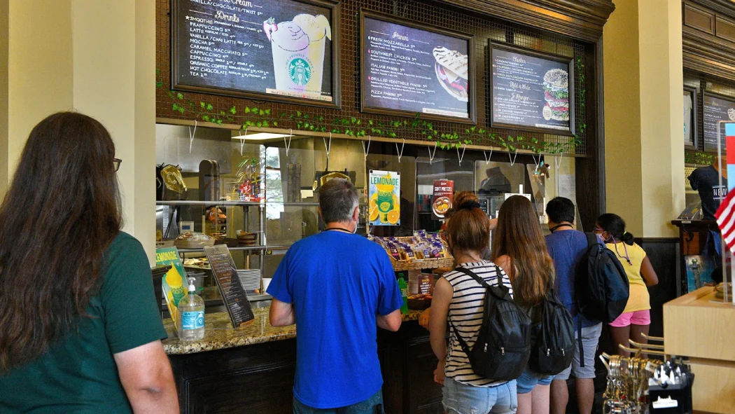 Starbucks at Ellis Island